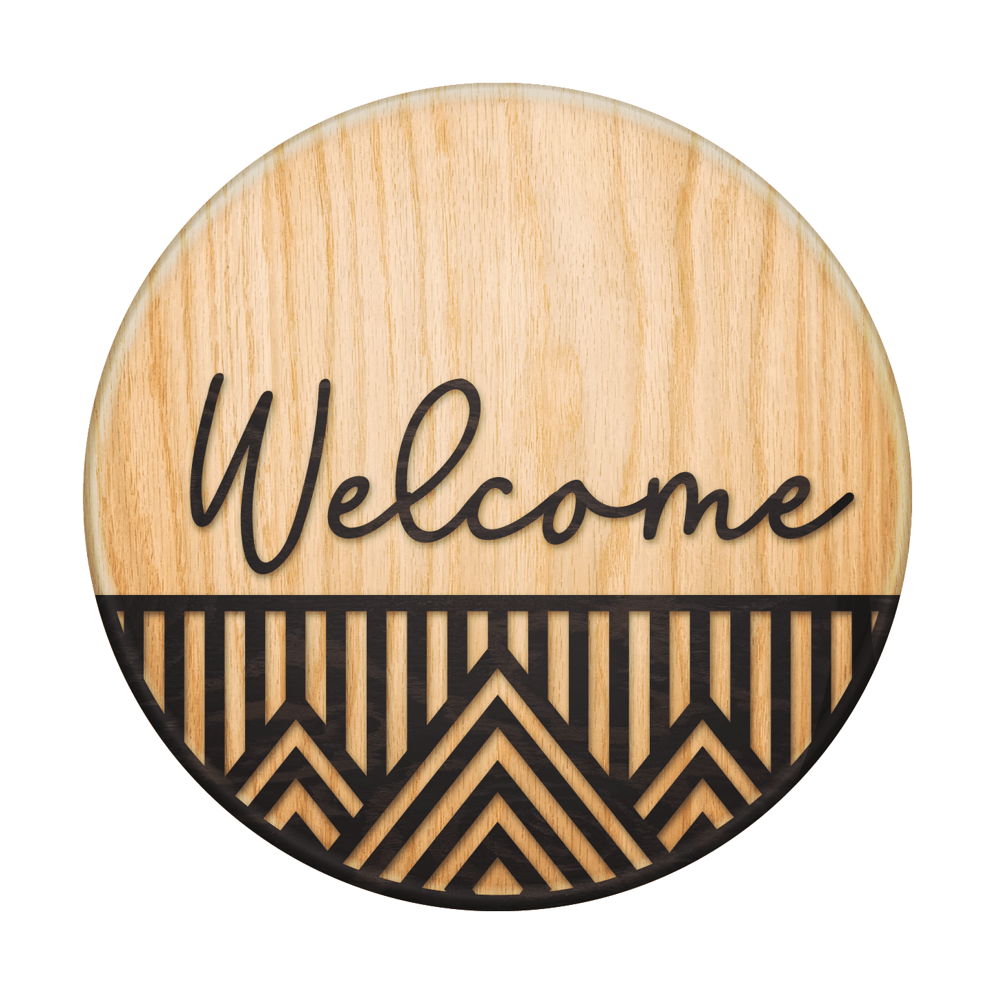 Door Hanger - Welcome - Mountain Design