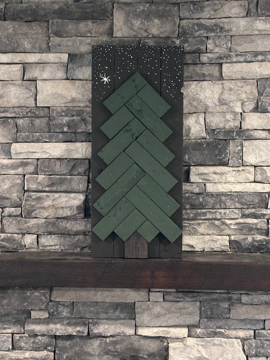 Herringbone Christmas Tree