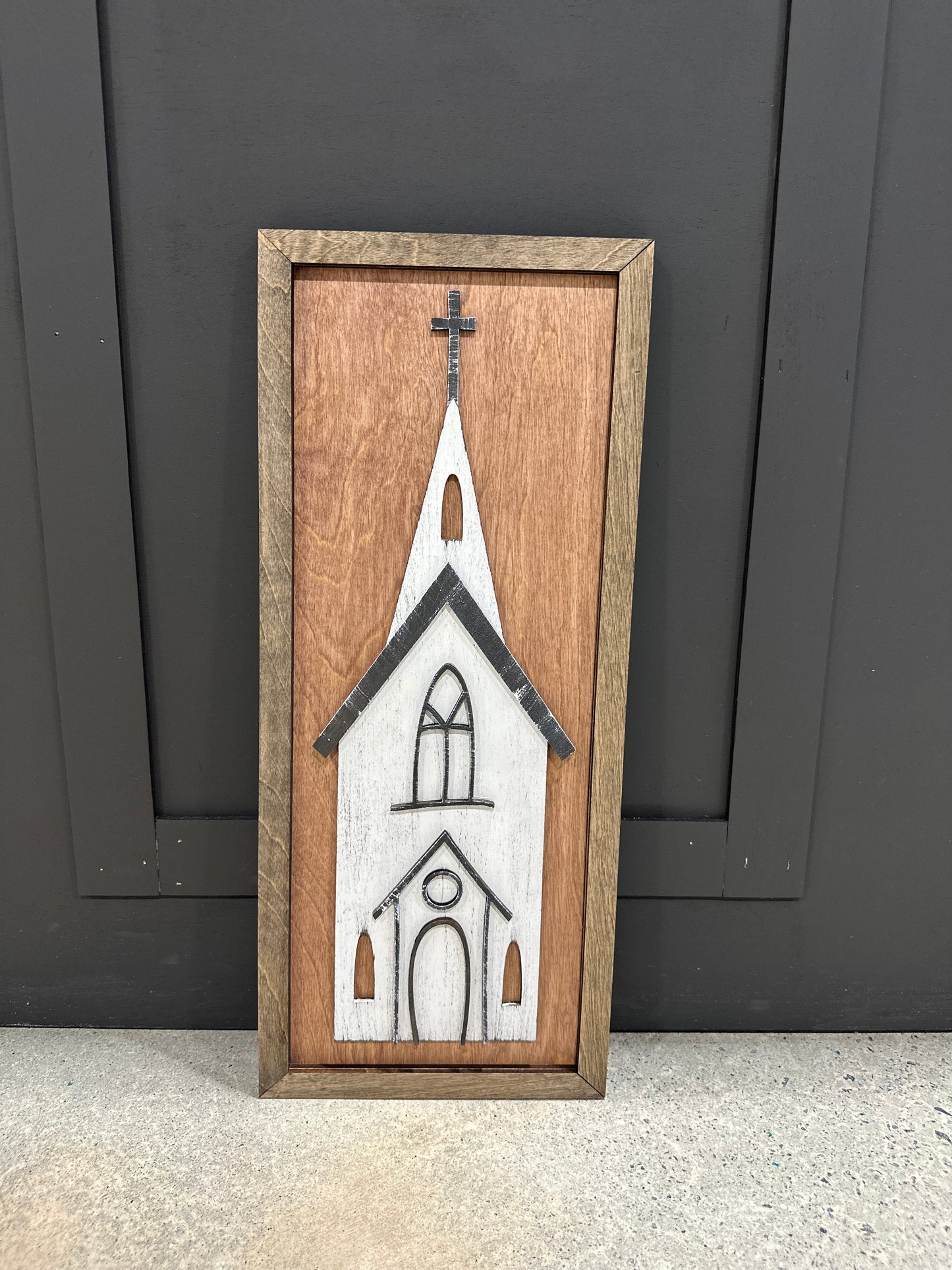 Framed Church Sign