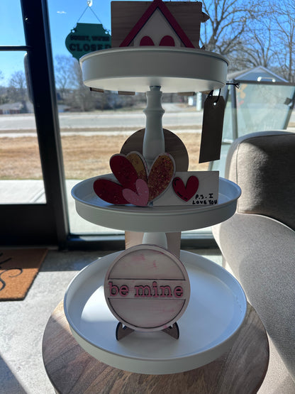 Tier Tray Set - Valentine's Day - 4 Piece Set