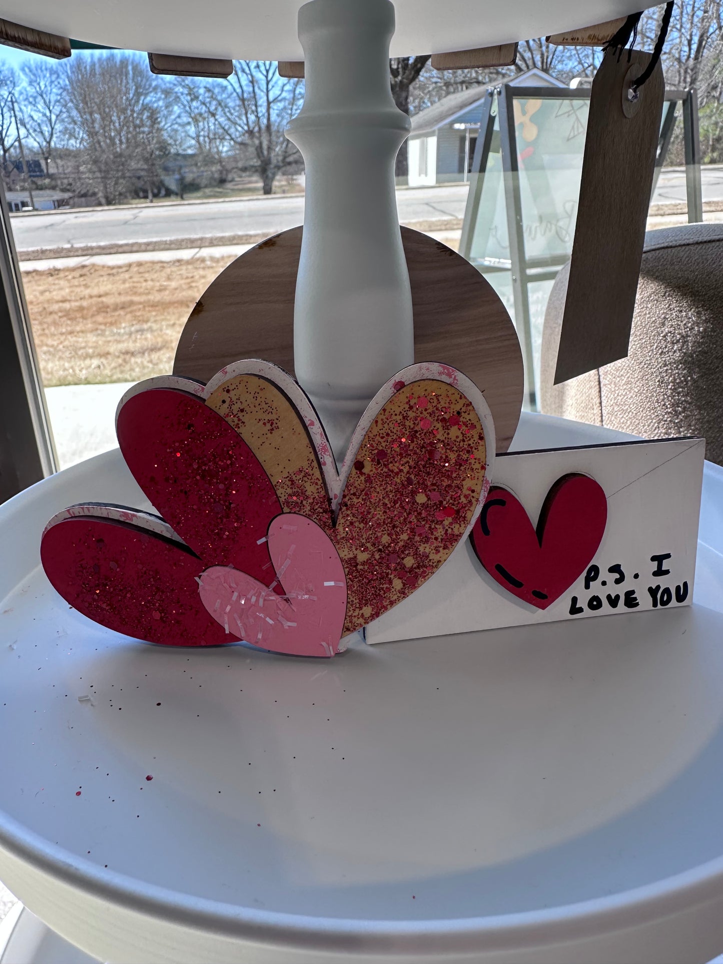 Tier Tray Set - Valentine's Day - 4 Piece Set