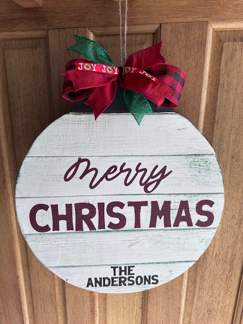 Christmas Door Hanger